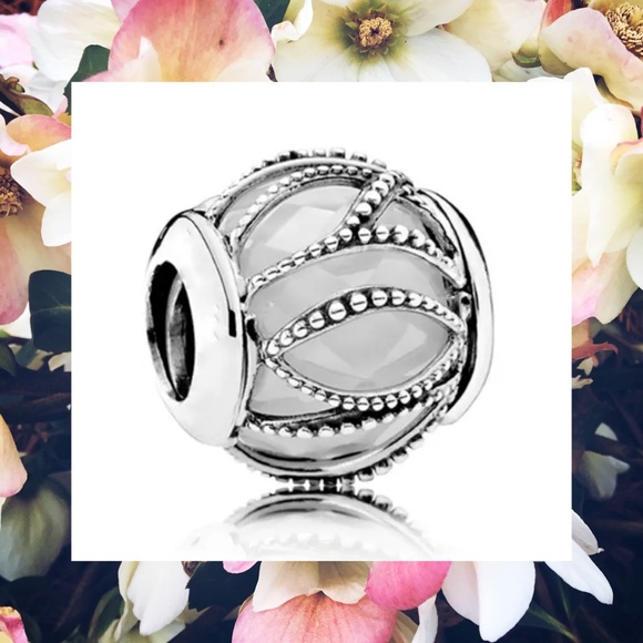 Grey And Silver Accented Spacer Bead - Picture 3 of 5